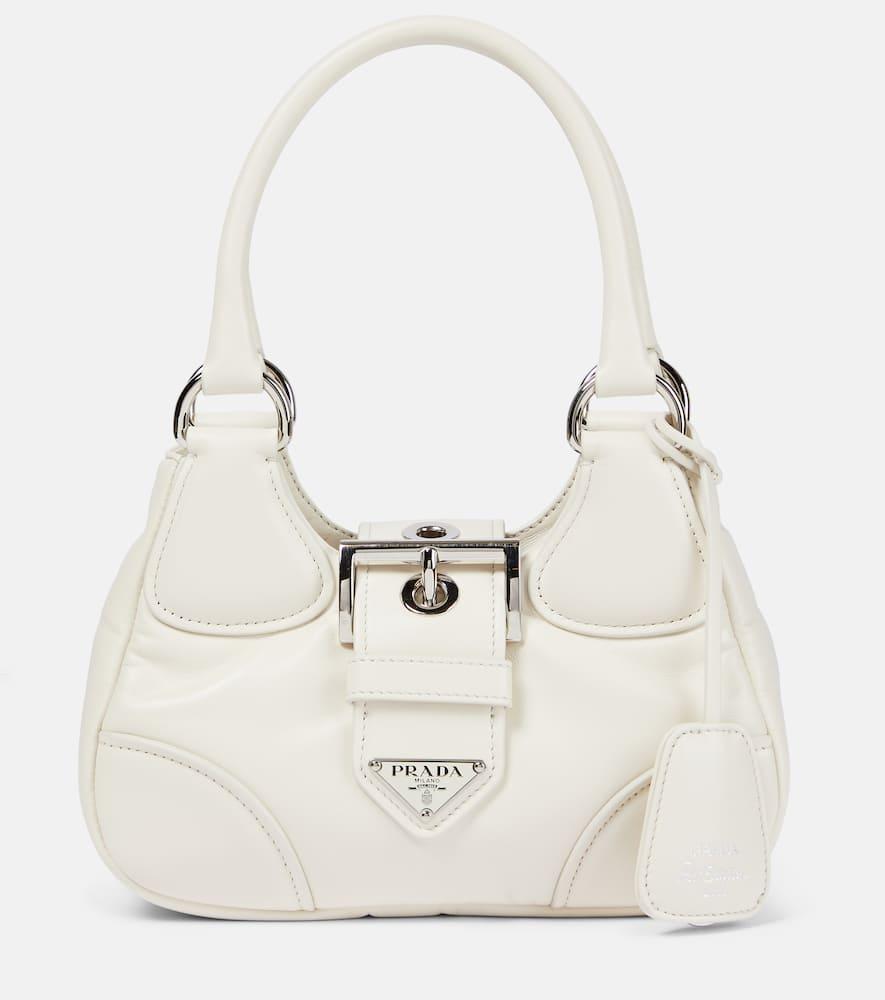 prada moon small leather shoulder bag