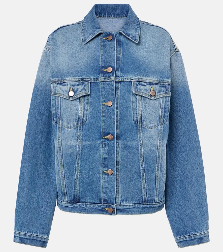 prada oversized denim jacket