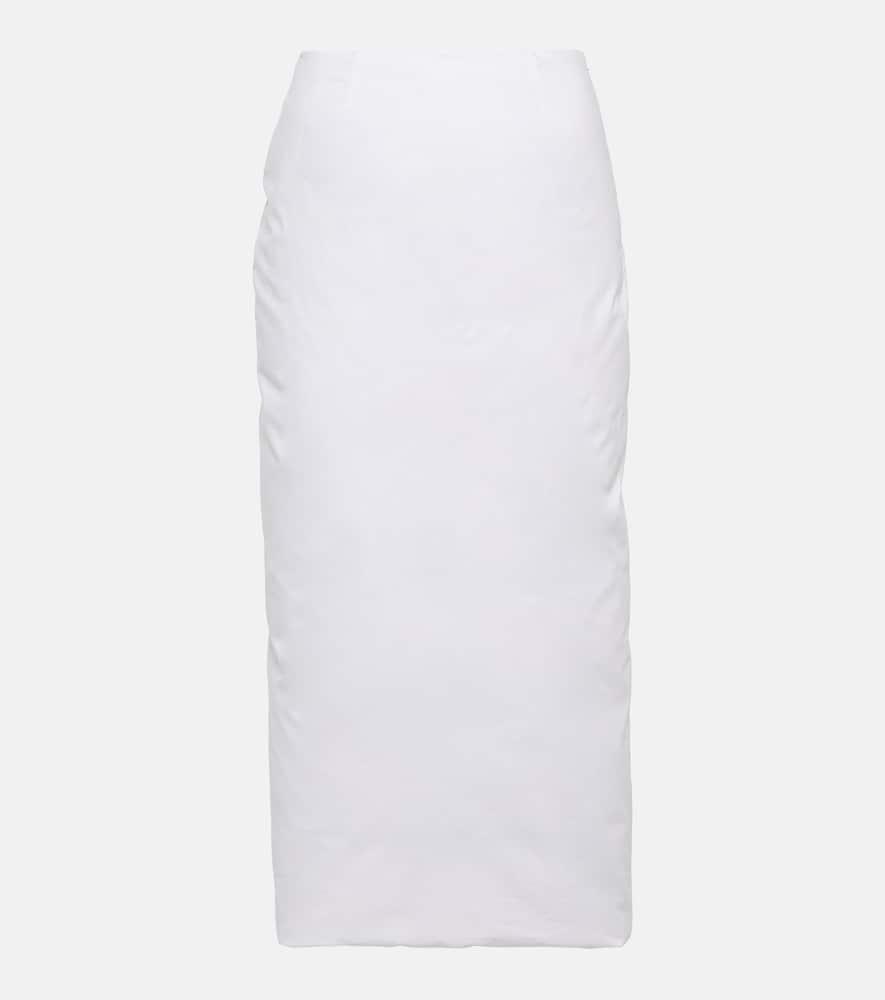 prada padded cotton pencil skirt
