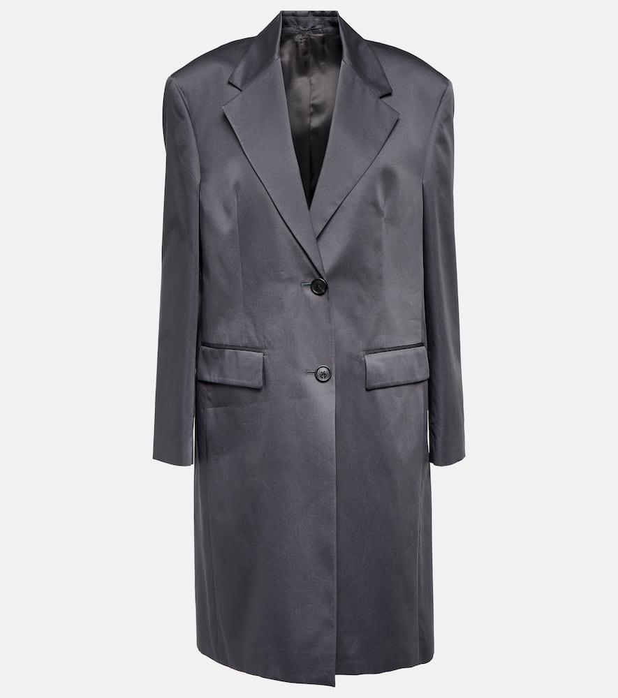 prada panama cotton coat