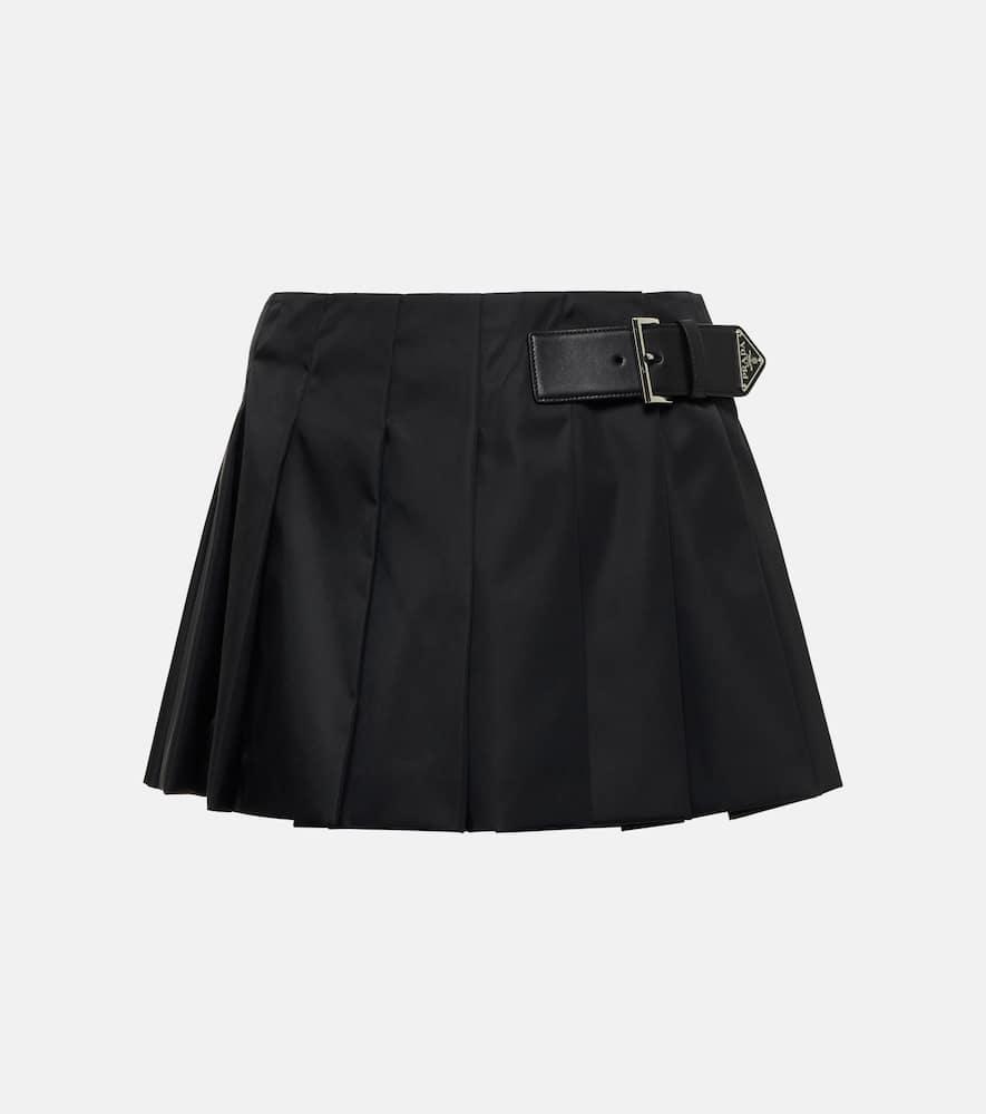 prada pleated miniskirt