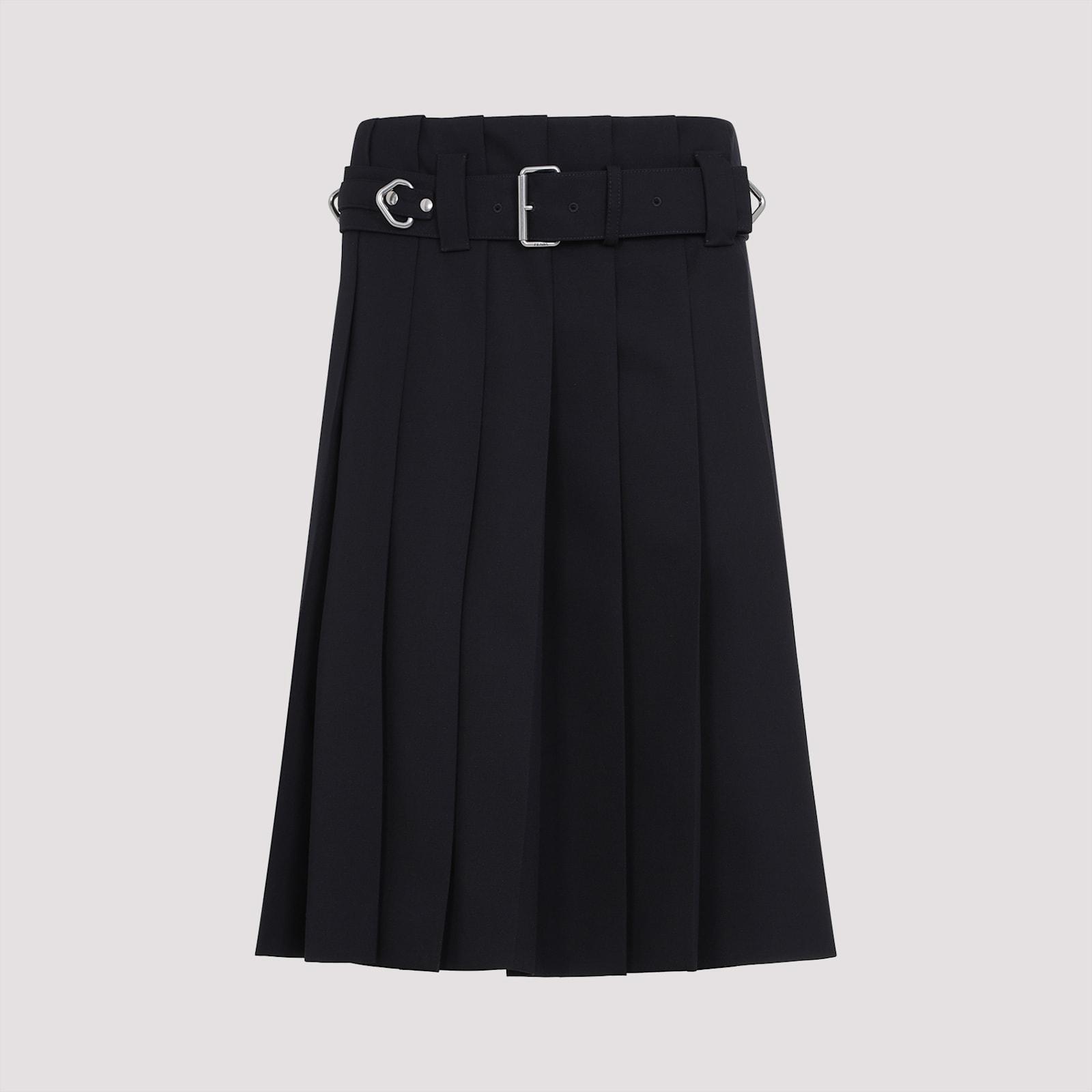prada pleated skirt