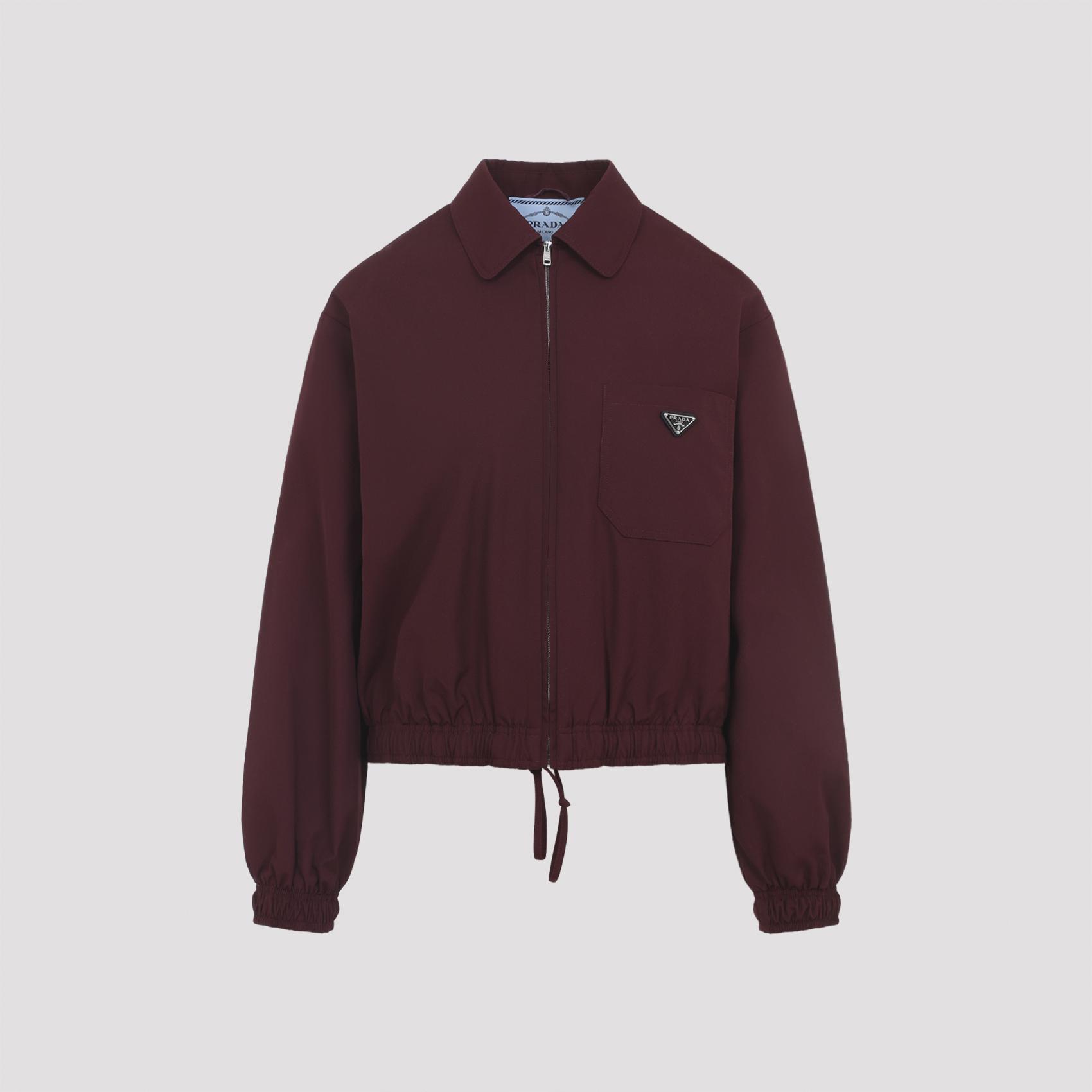 prada polyester jacket red cotton - women