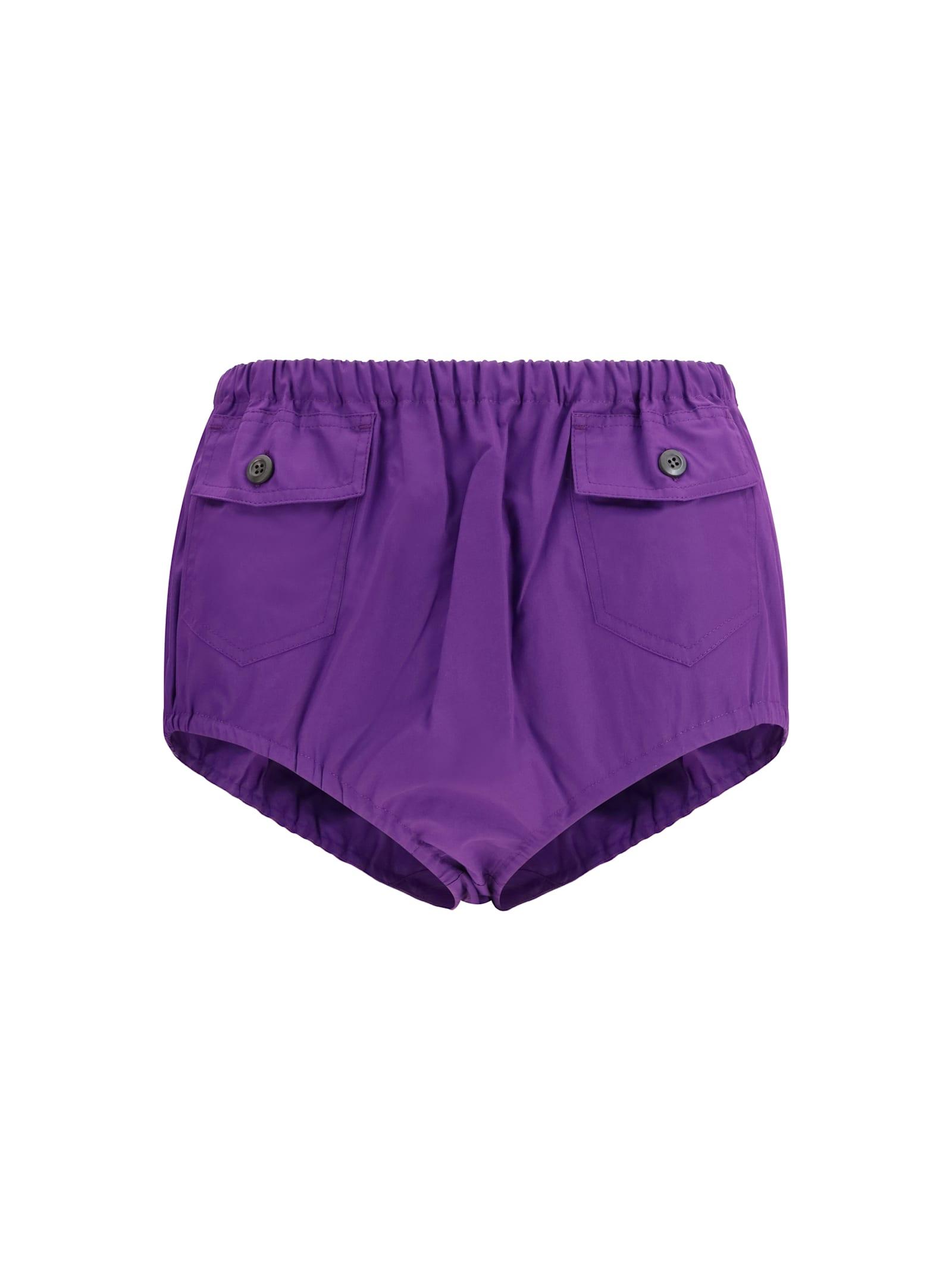 prada poplin shorts