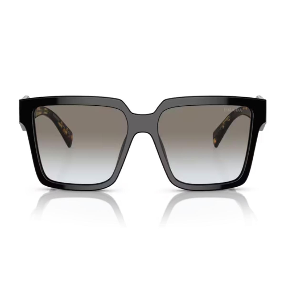 prada pr 24zs 1ab0a7 nero acetate occhiali da sole - women