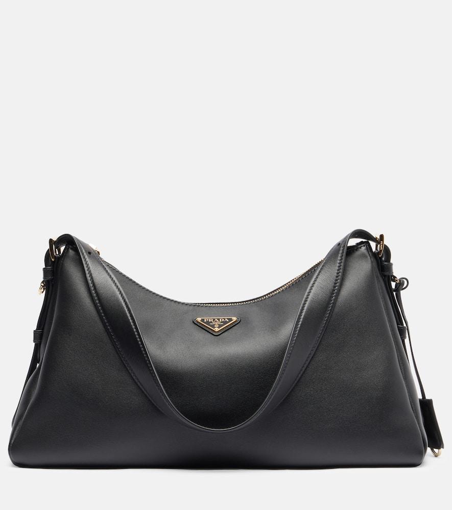 prada prada aimée large leather shoulder bag