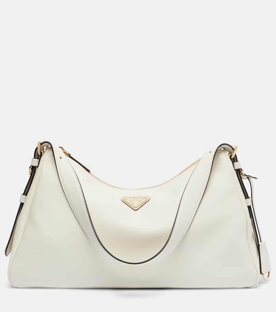 prada prada aimée large leather shoulder bag
