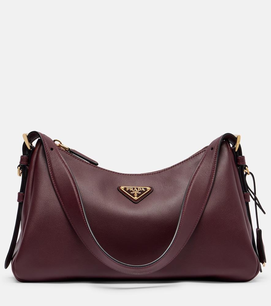 prada prada aimée medium leather shoulder bag