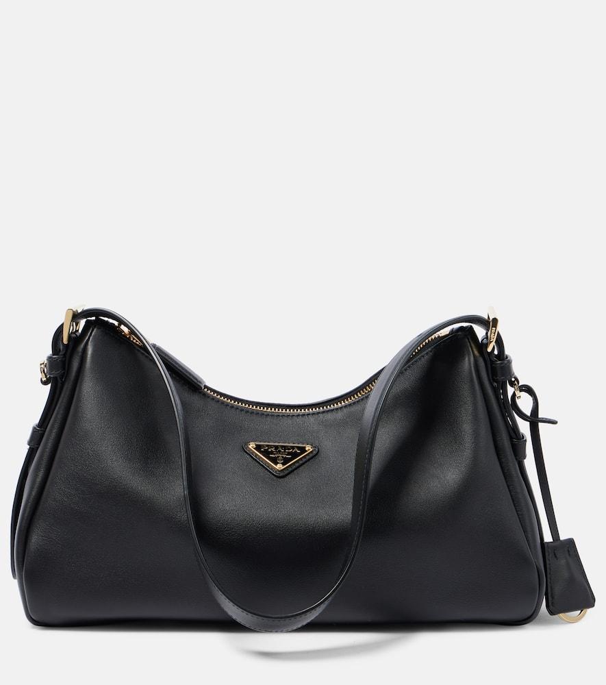 prada prada aimée medium leather shoulder bag