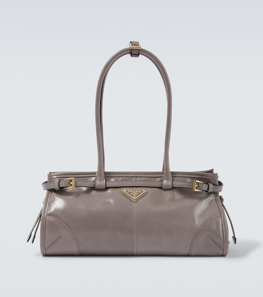 prada prada bonnie medium leather shoulder bag