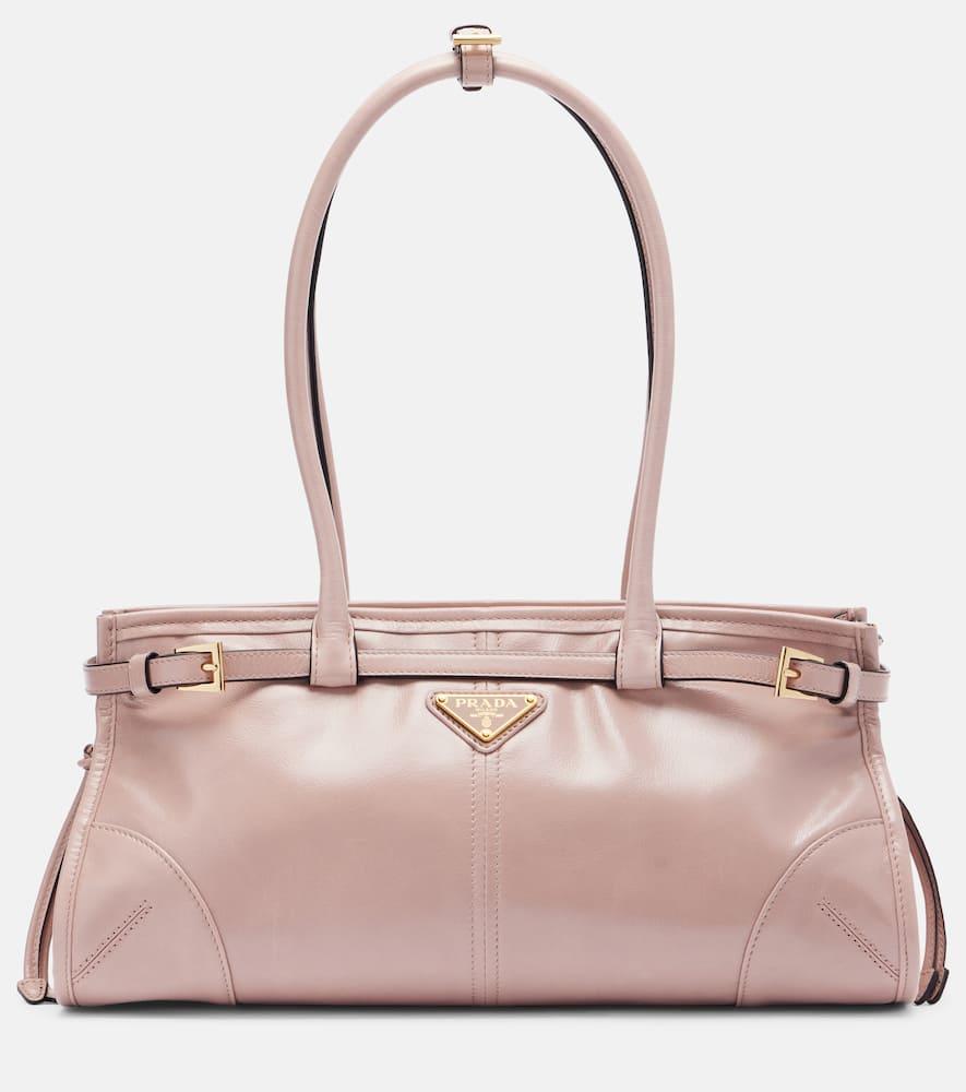 prada prada bonnie medium leather shoulder bag