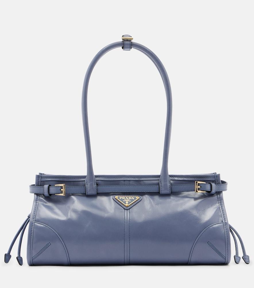 prada prada bonnie medium leather shoulder bag
