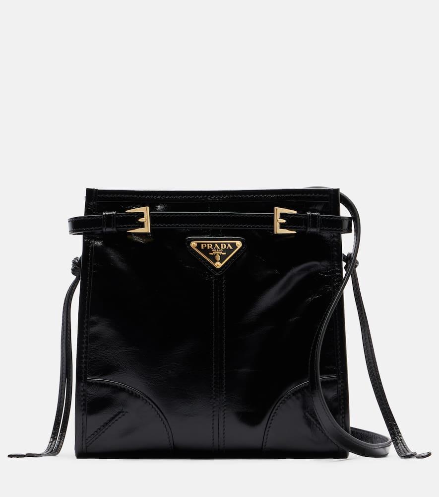 prada prada bonnie mini leather shoulder bag
