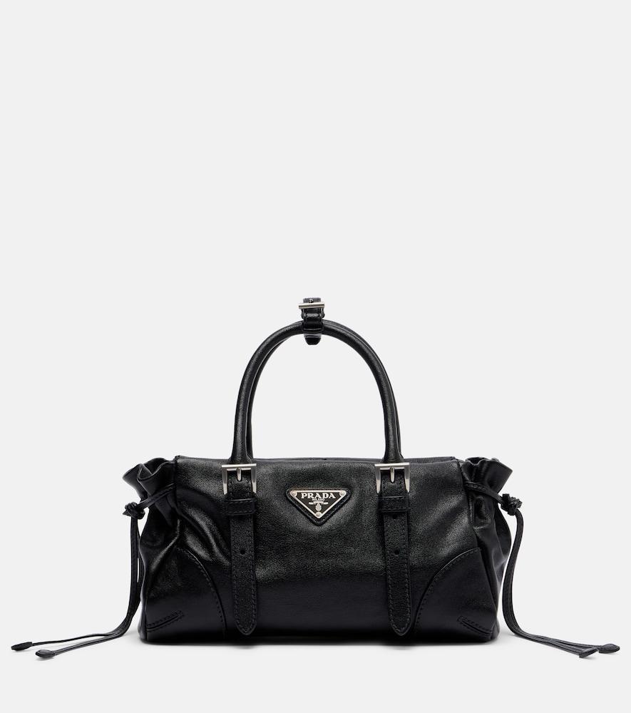 prada prada bonnie small leather top