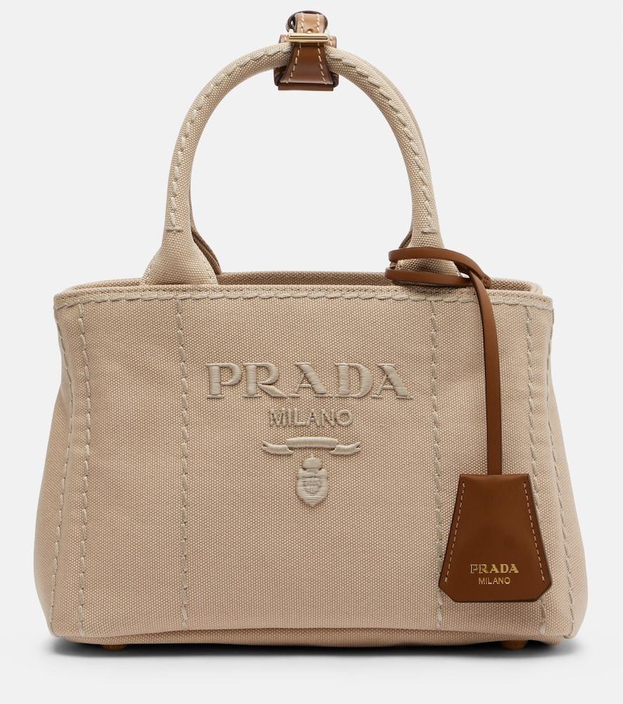 prada prada jardinière cotton canvas top