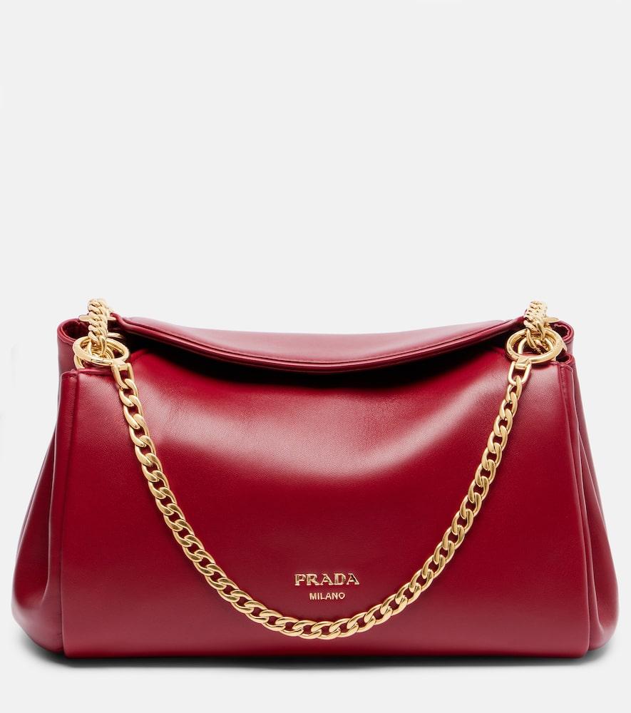 prada prada tumulte small leather shoulder bag