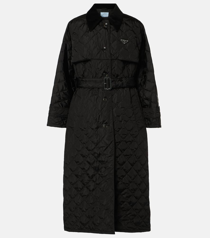 prada quilted coat