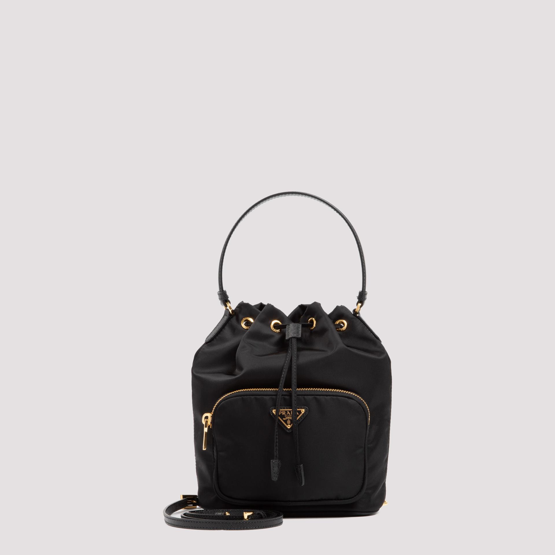 prada re-nylon bucket bag black polyamide - women