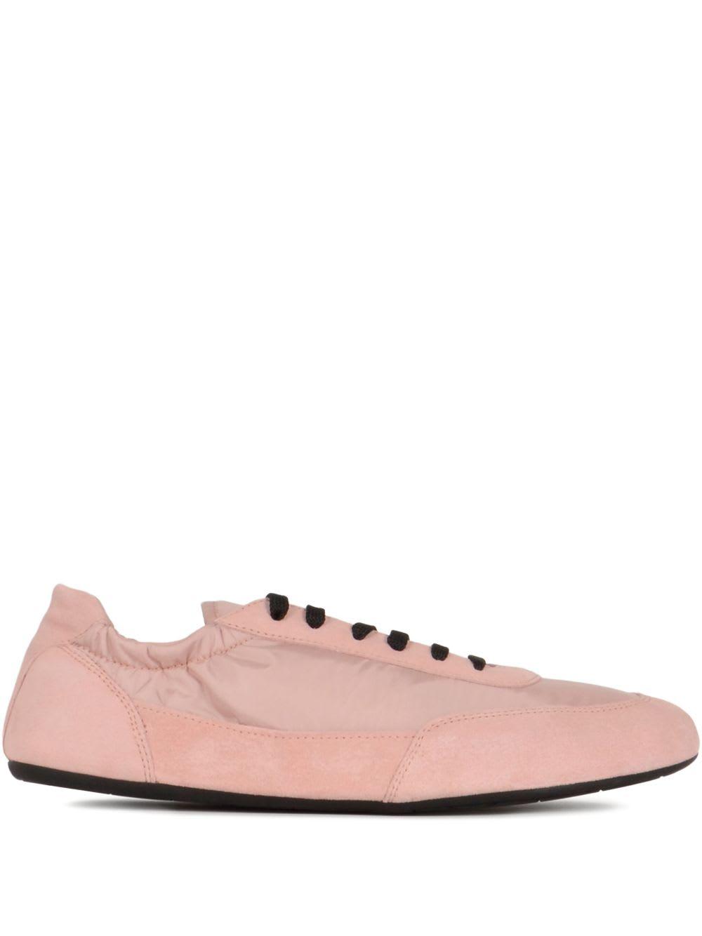prada round-toe sneakers