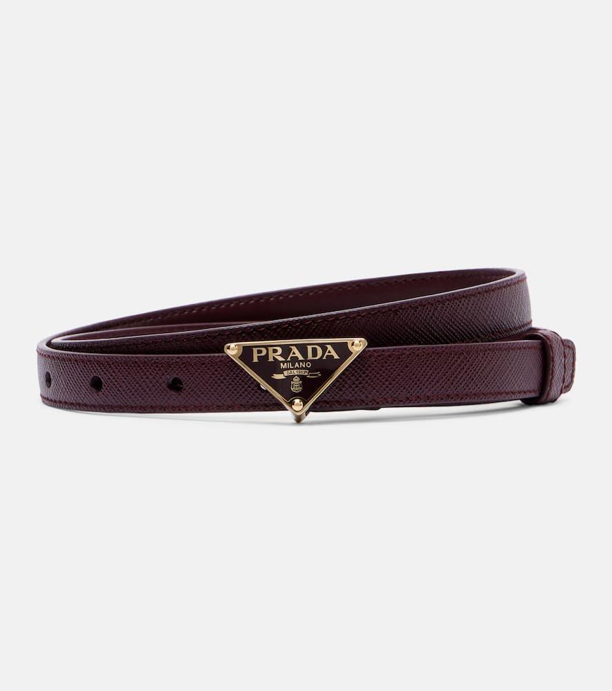 prada saffiano leather belt