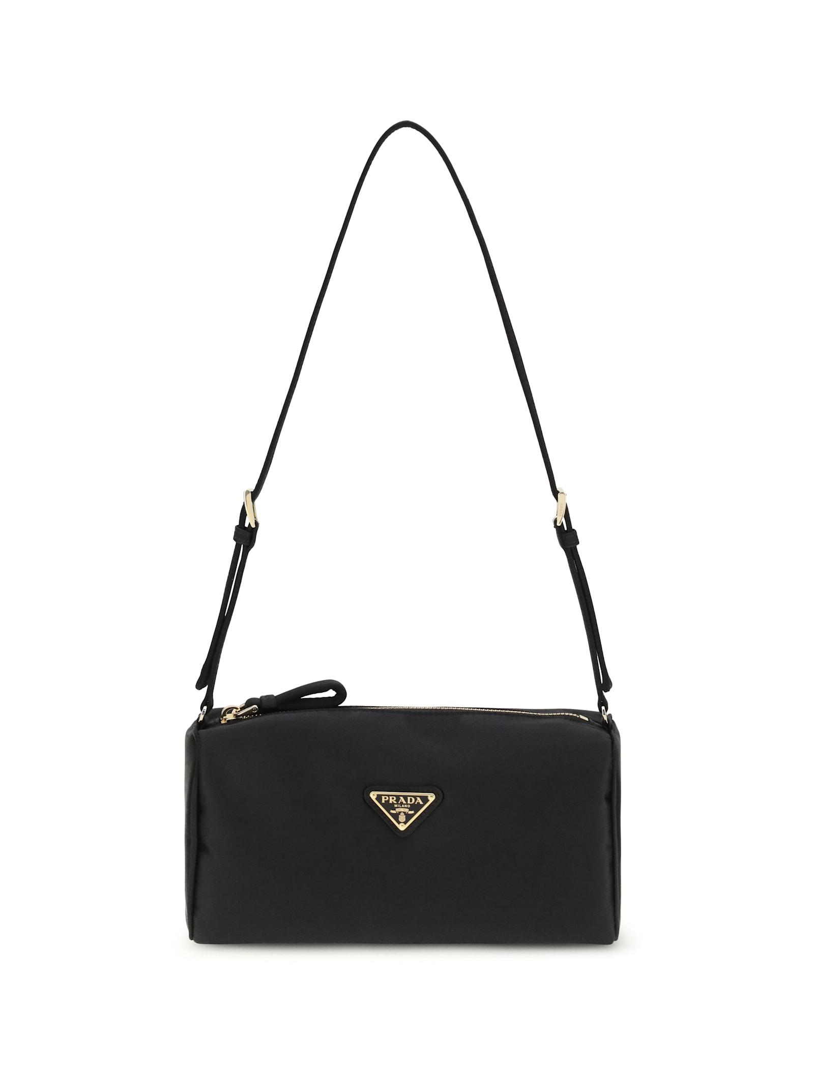 prada satin shoulder bag