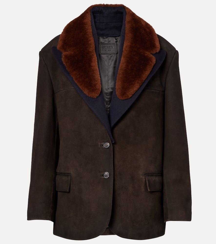 prada shearling