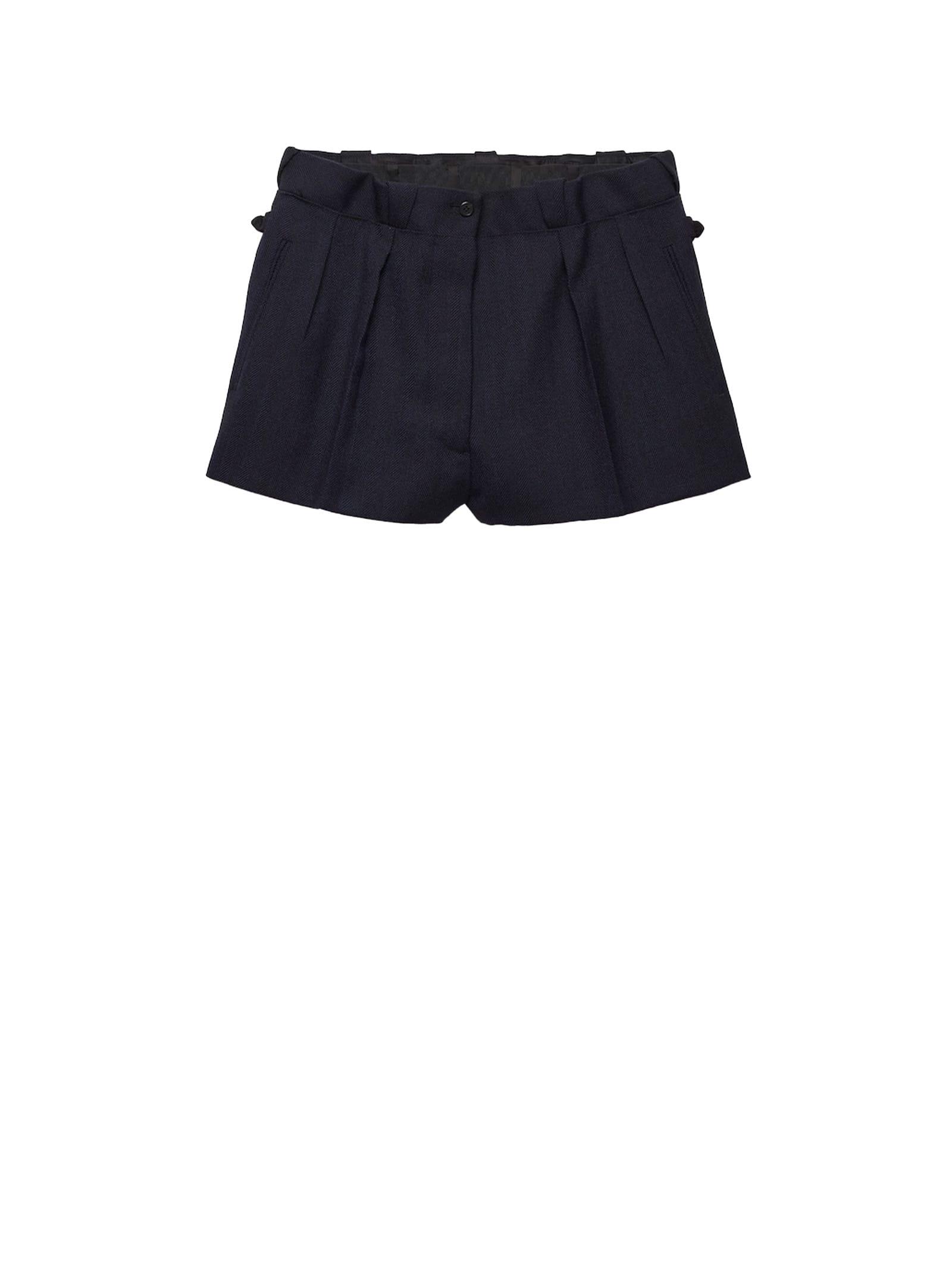 prada shorts blue