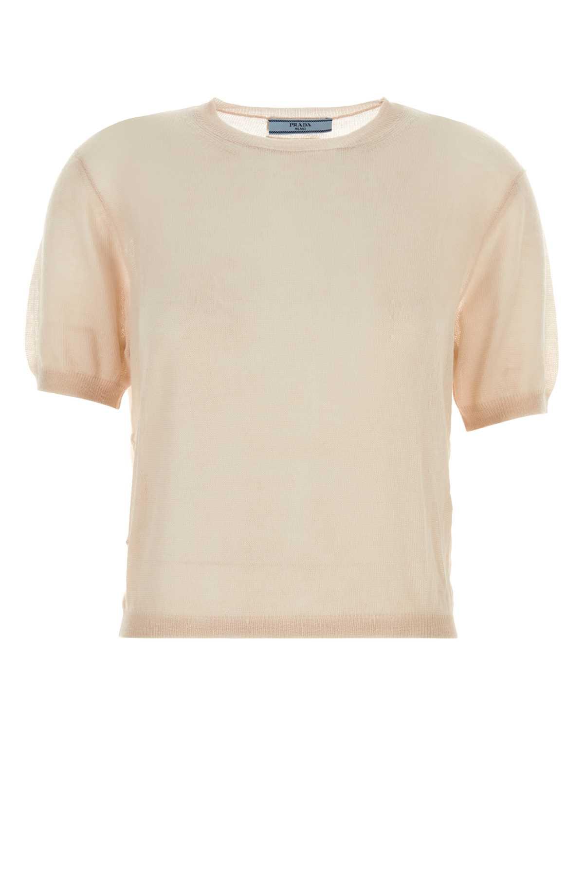 prada skin pink cashmere sweater