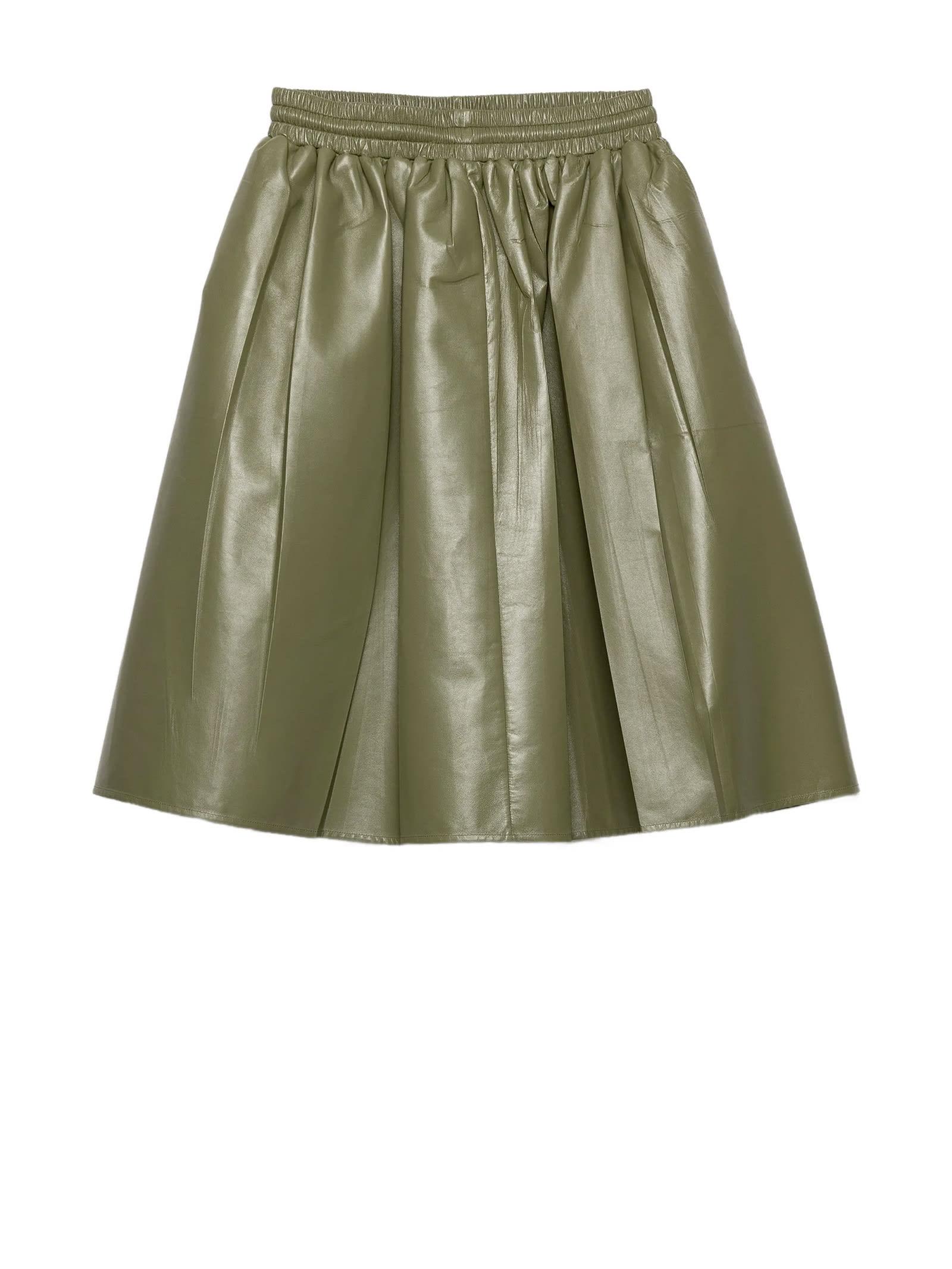 prada skirts green