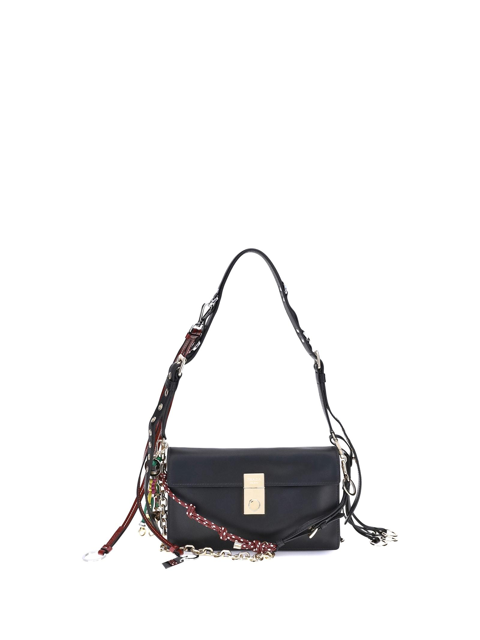 prada soft sound small shoulder bag