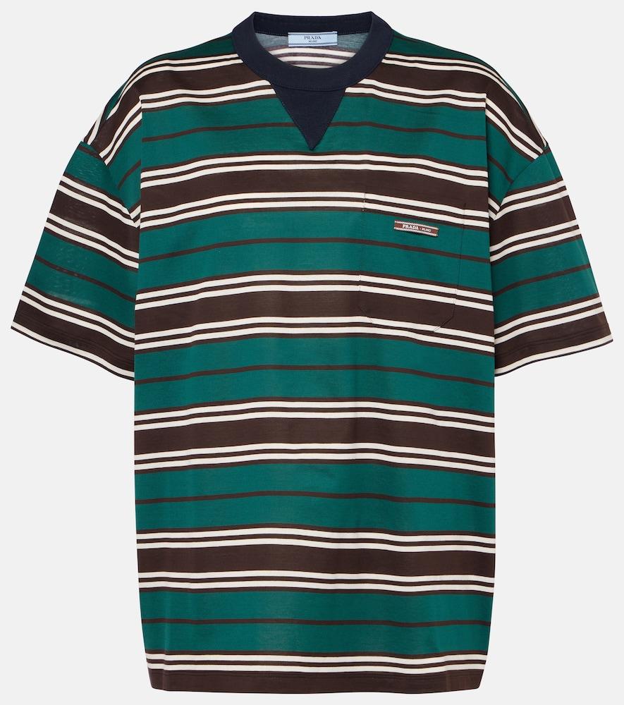 prada striped cotton jersey t