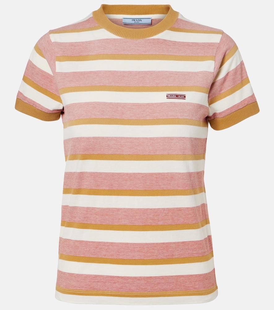 prada striped cotton jersey t