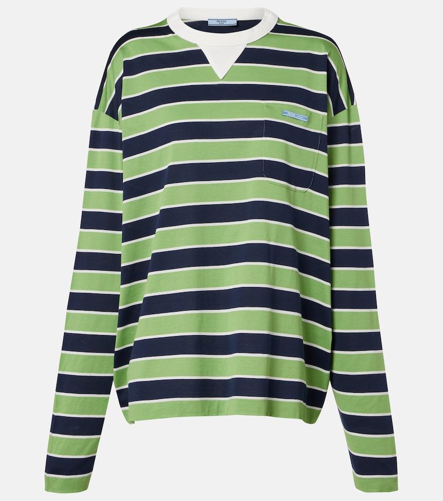 prada striped cotton jersey t
