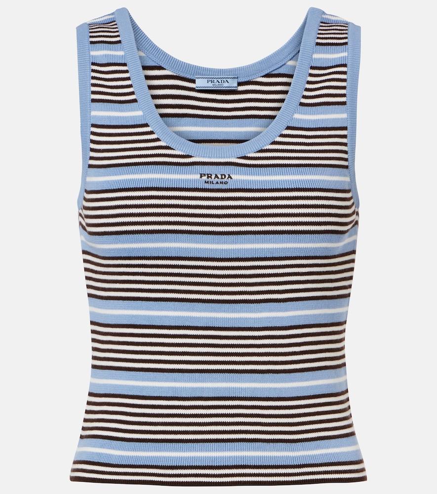 prada striped cotton