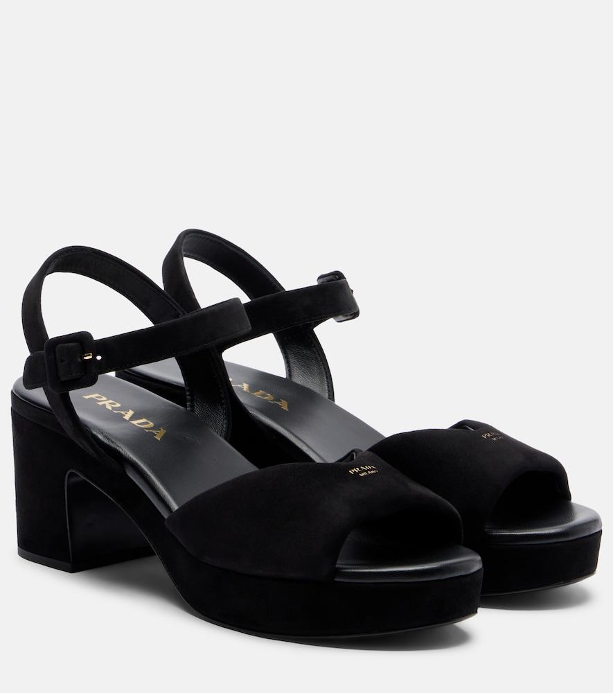 prada suede sandals
