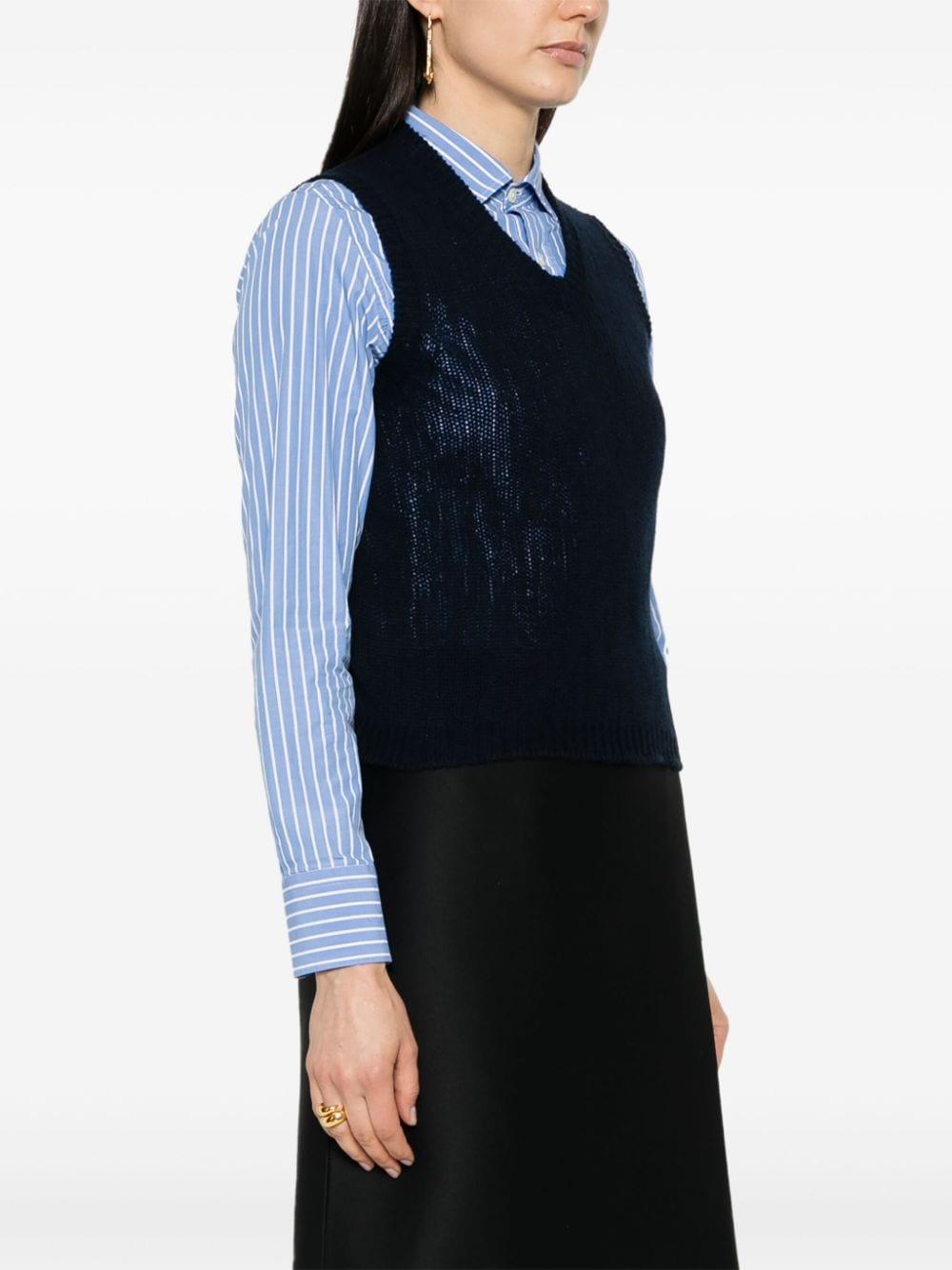 prada sweaters blue cashmere - women