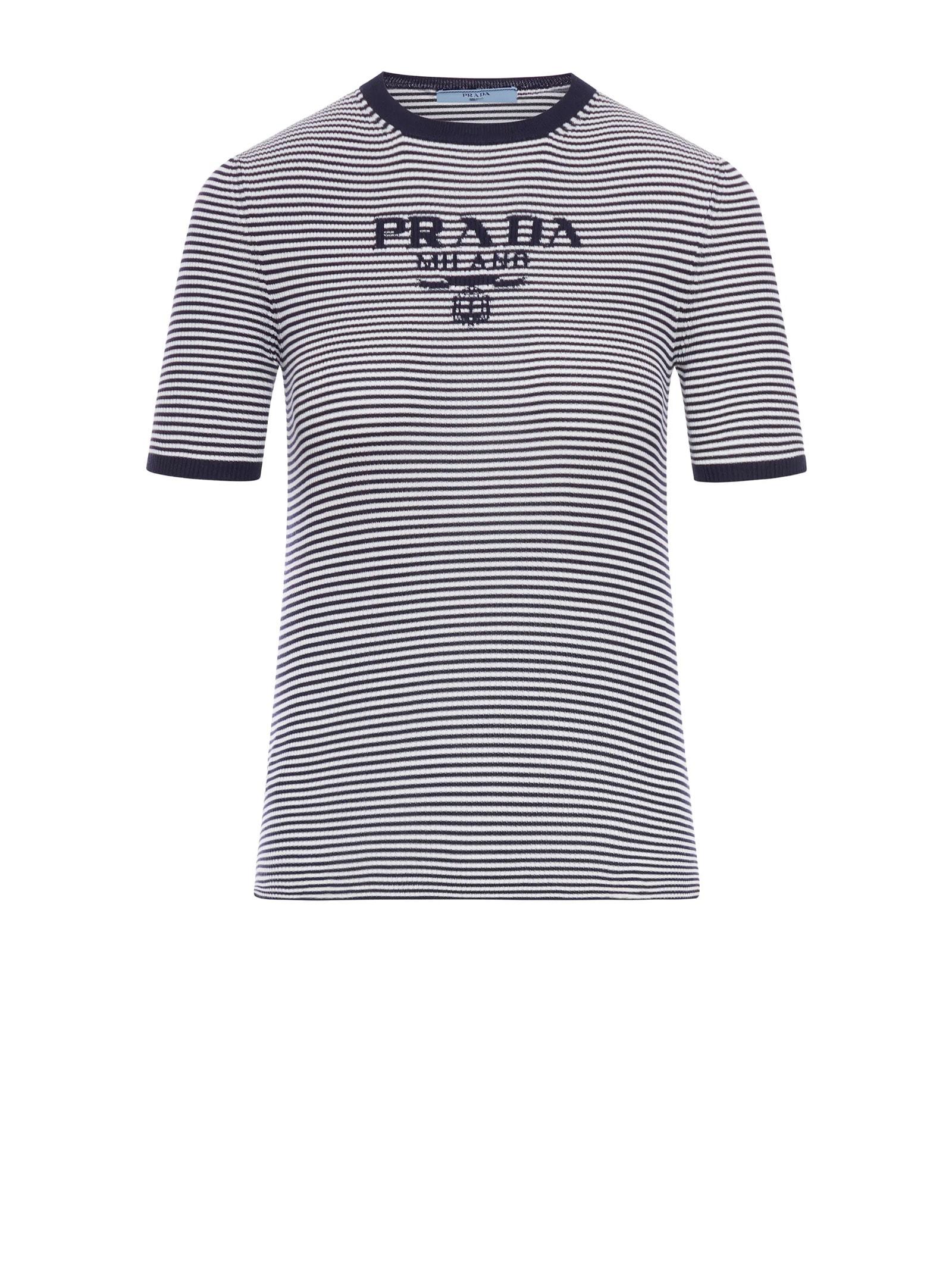 prada sweaters blue