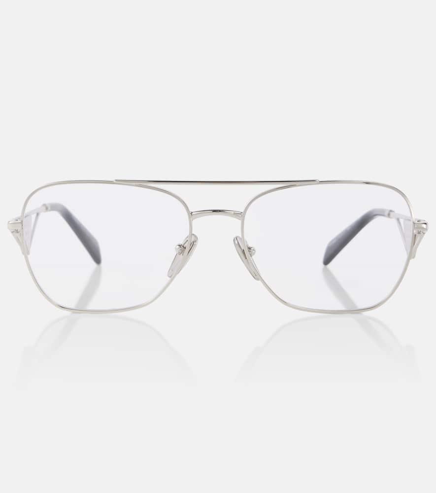 prada symbole aviator sunglasses
