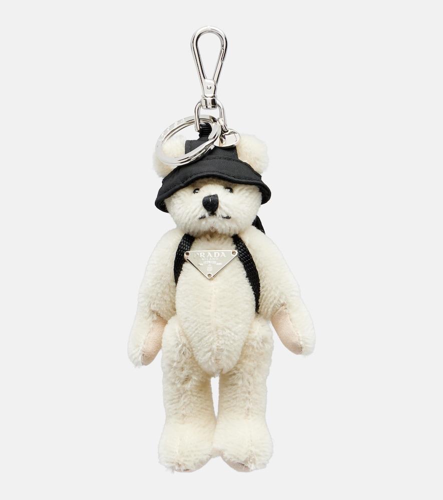 prada teddy large bag charm