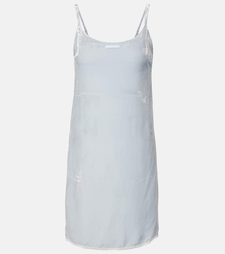 prada velvet slip dress