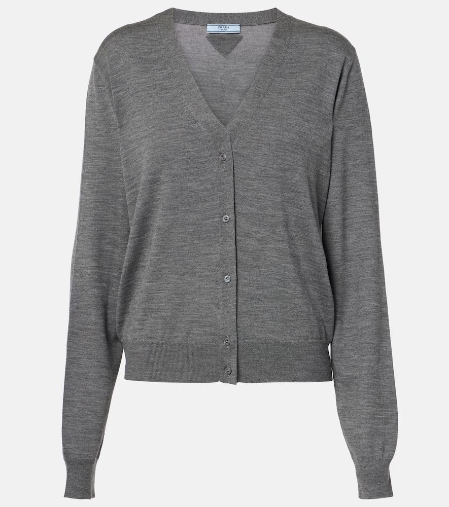 prada virgin wool cardigan