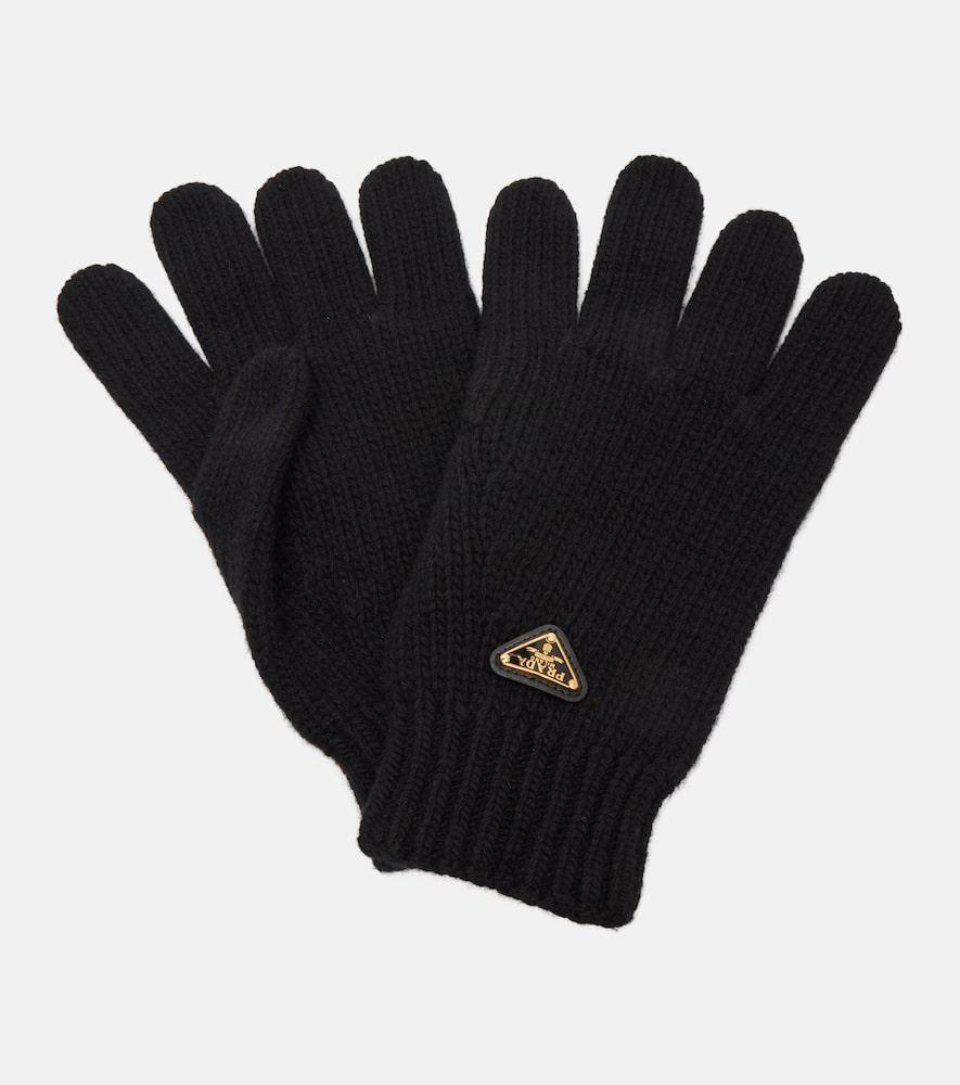 prada virgin wool gloves
