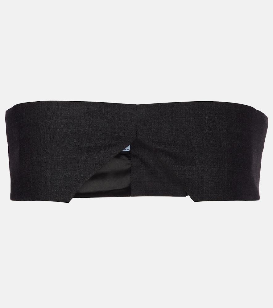 prada wool bandeau top
