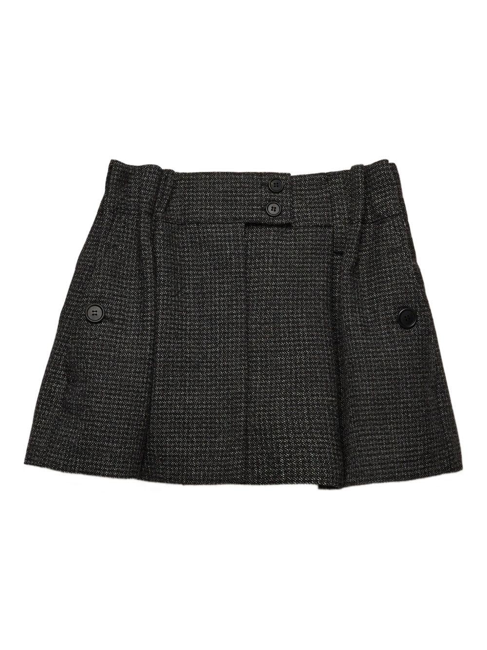 prada wool skirt