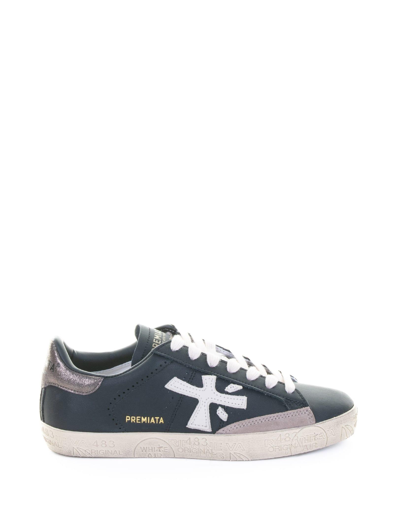 premiata 1 linea sneakers black