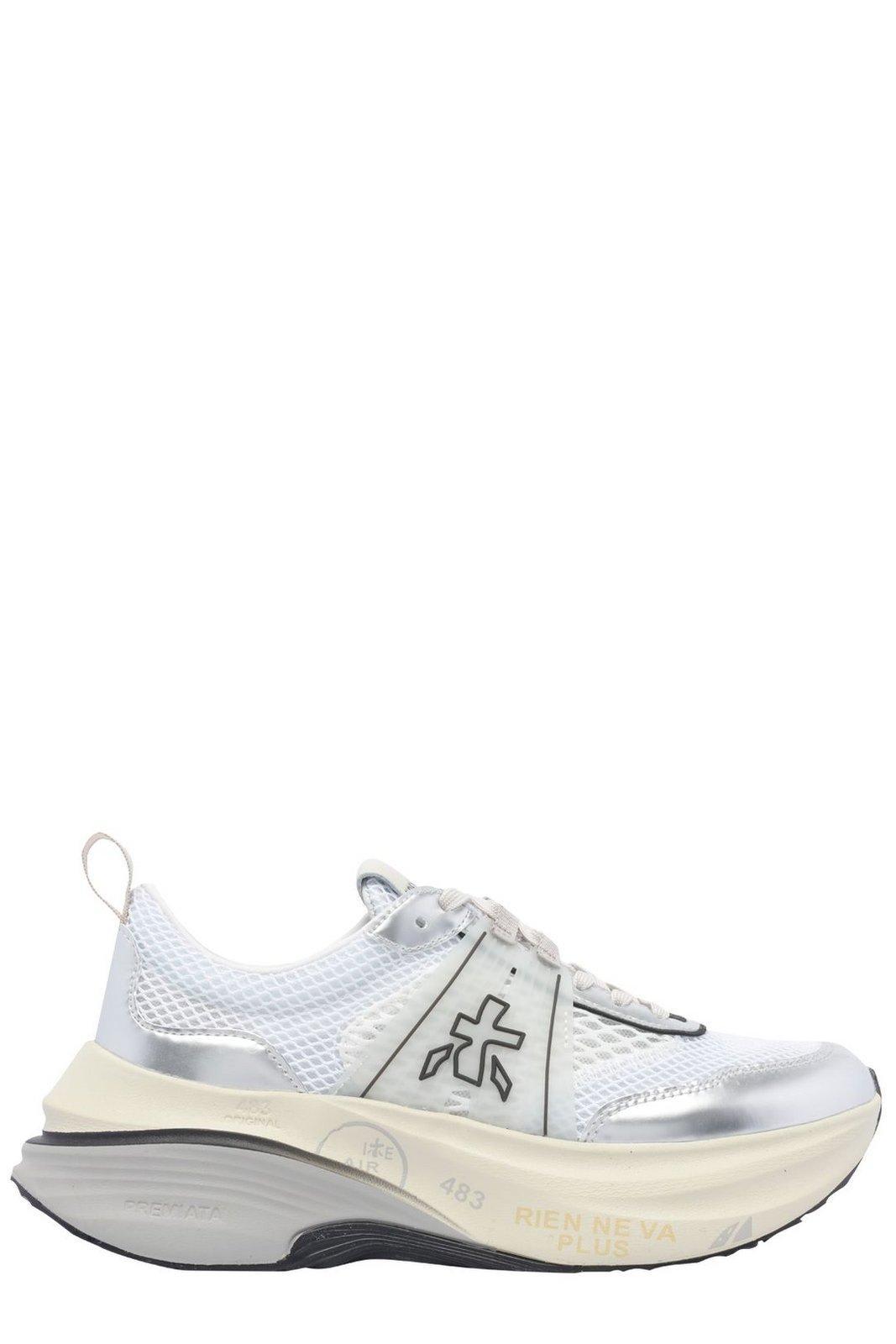 premiata hill lace-up sneakers