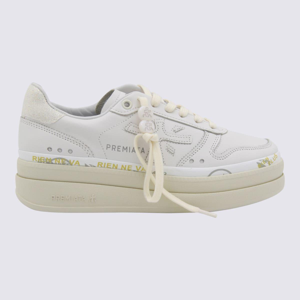 premiata white micol sneakers
