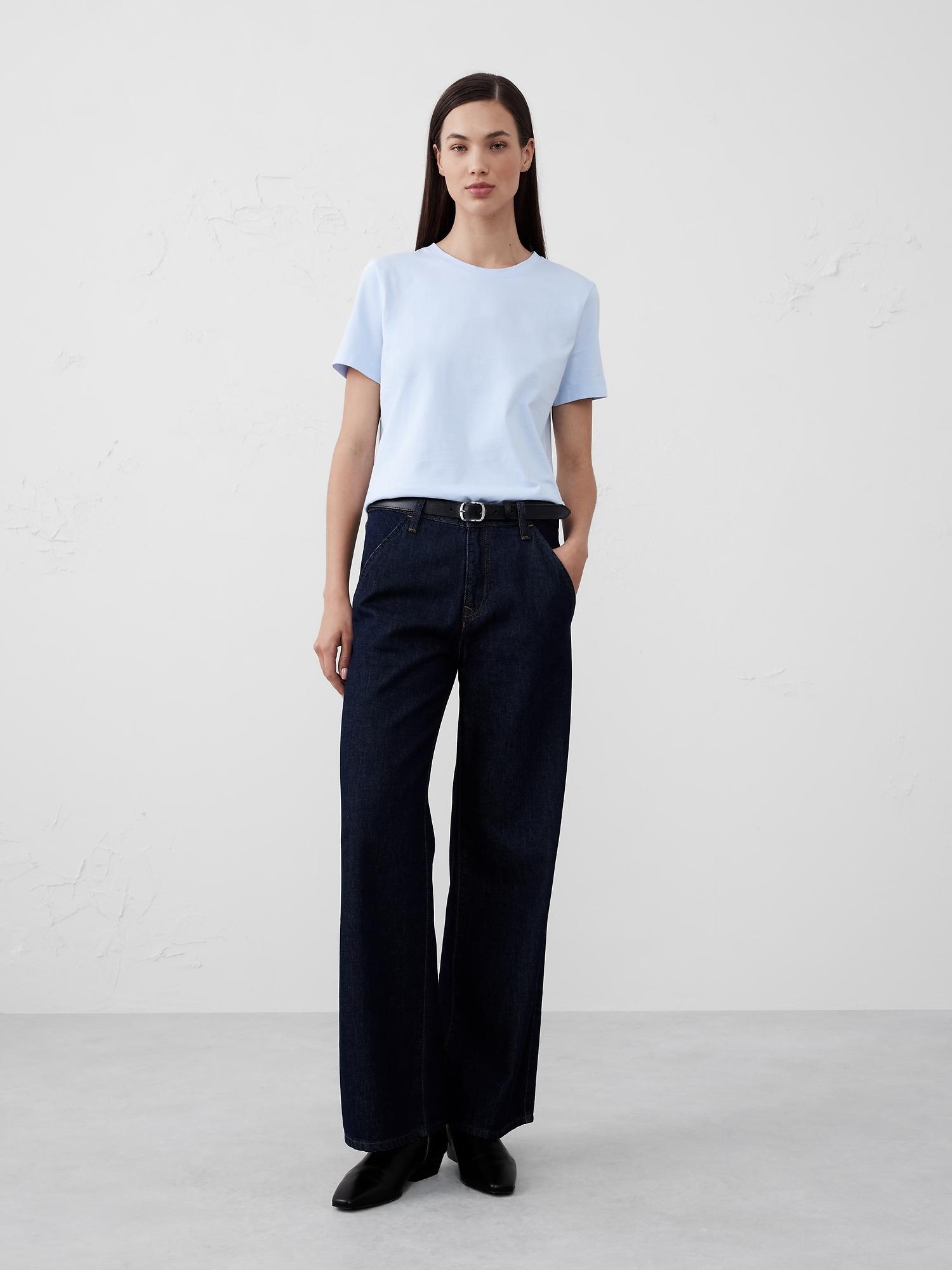 premium cotton relaxed perfect t-shirt
