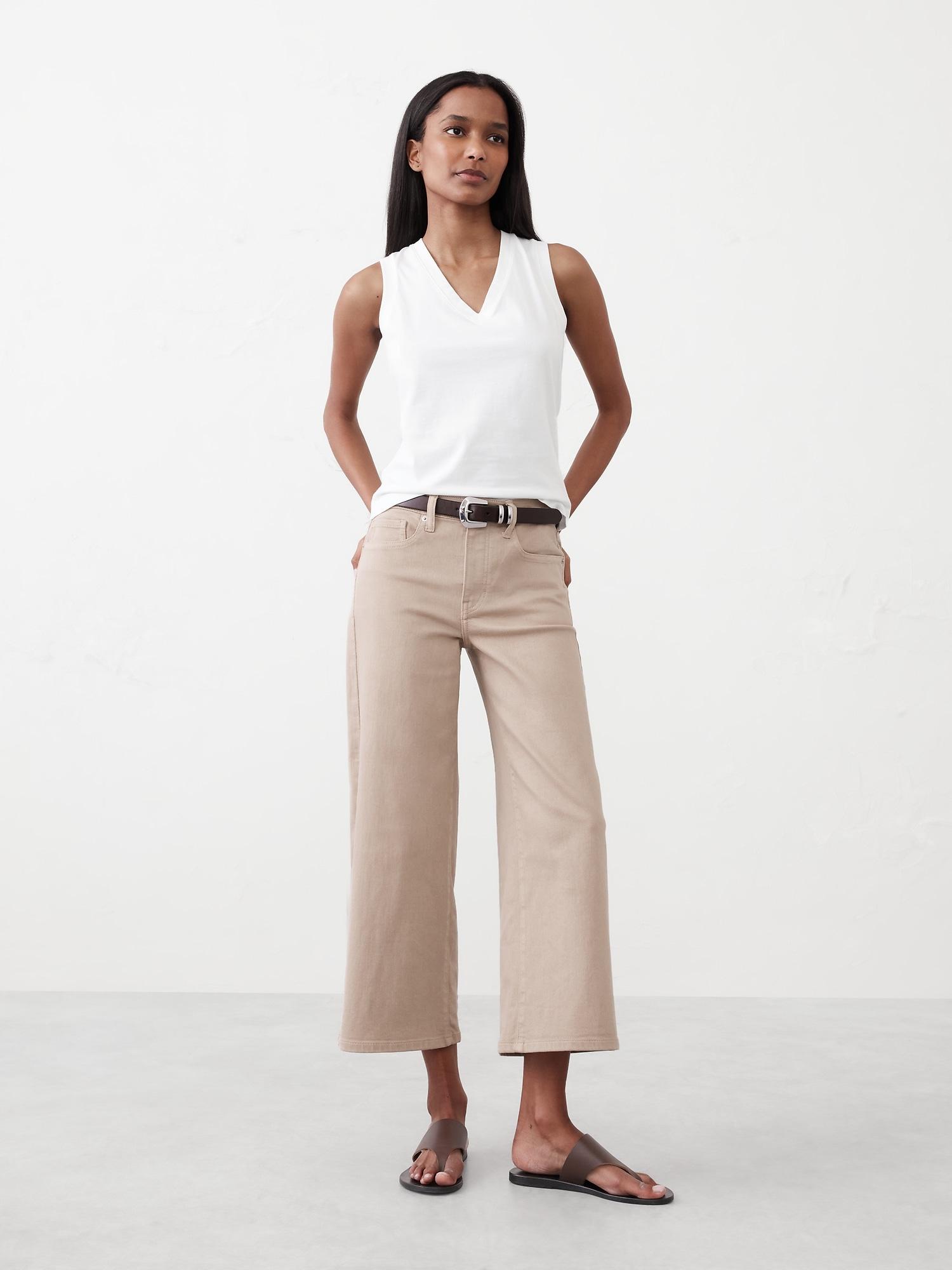 premium cotton v-neck tank