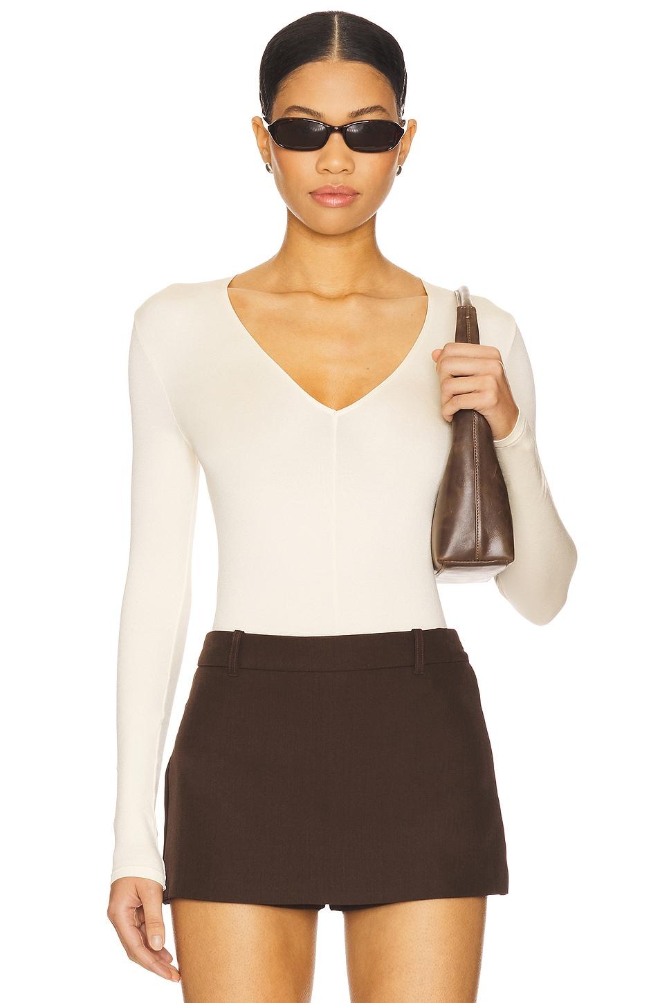 prima ballet deep v bodysuit